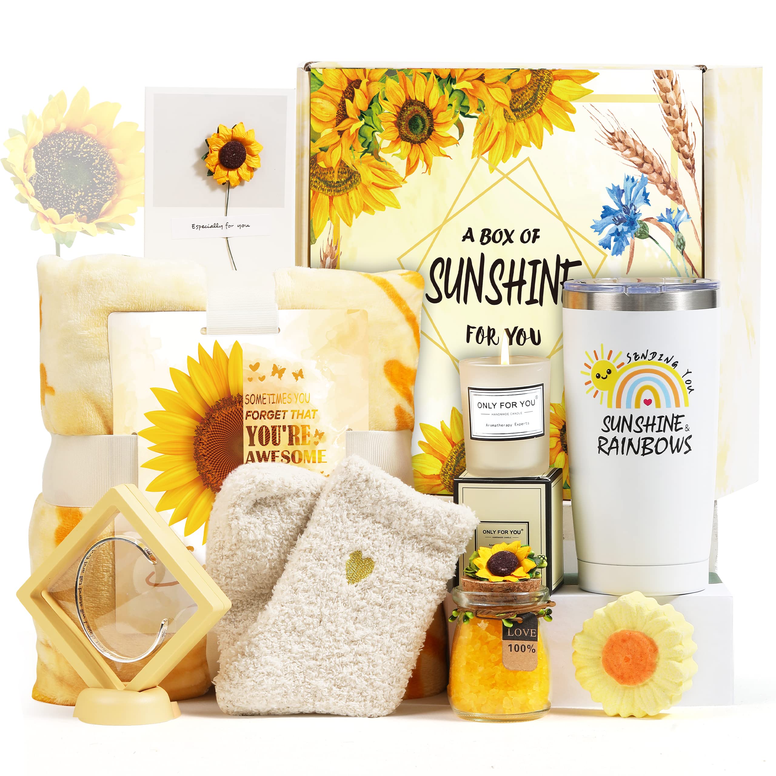 Sending Sunshine Sunflower Gift Basket
