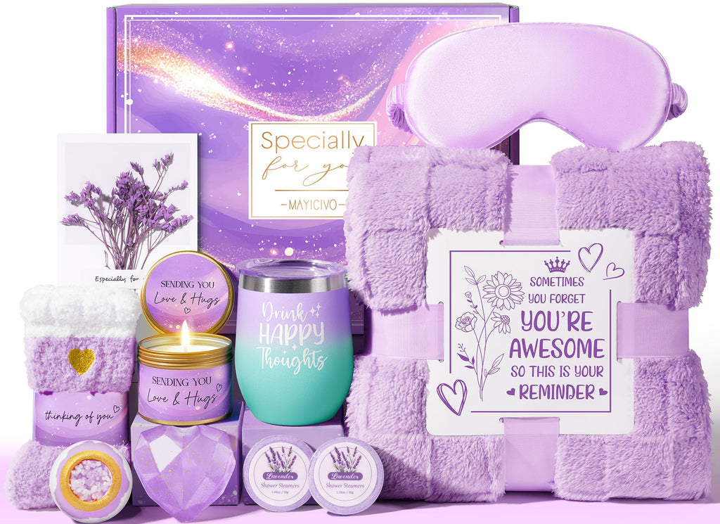 Lavender Bliss Spa Gift Basket – 11 Piece